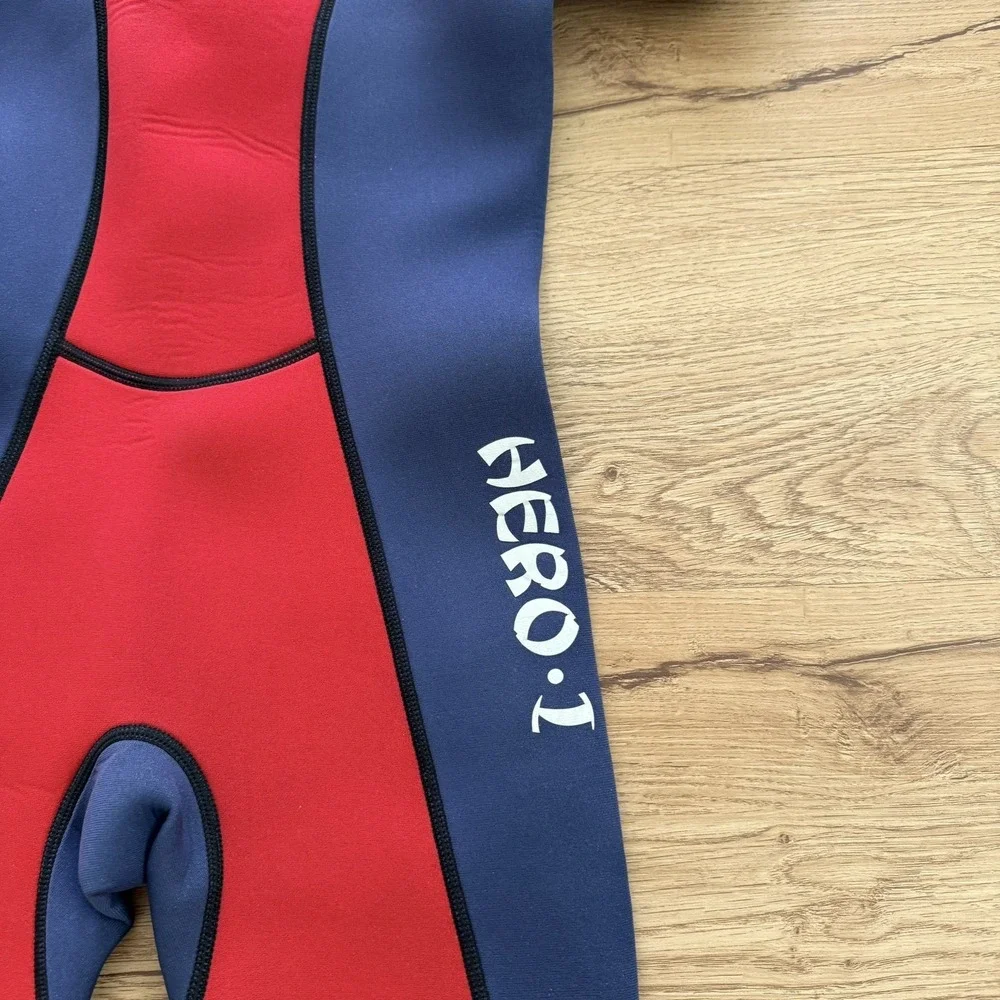 Hevto Kids Hero Short Sleeve‎ Shorts Wetsuit Size 8 M Surfing Swim Beach Wear